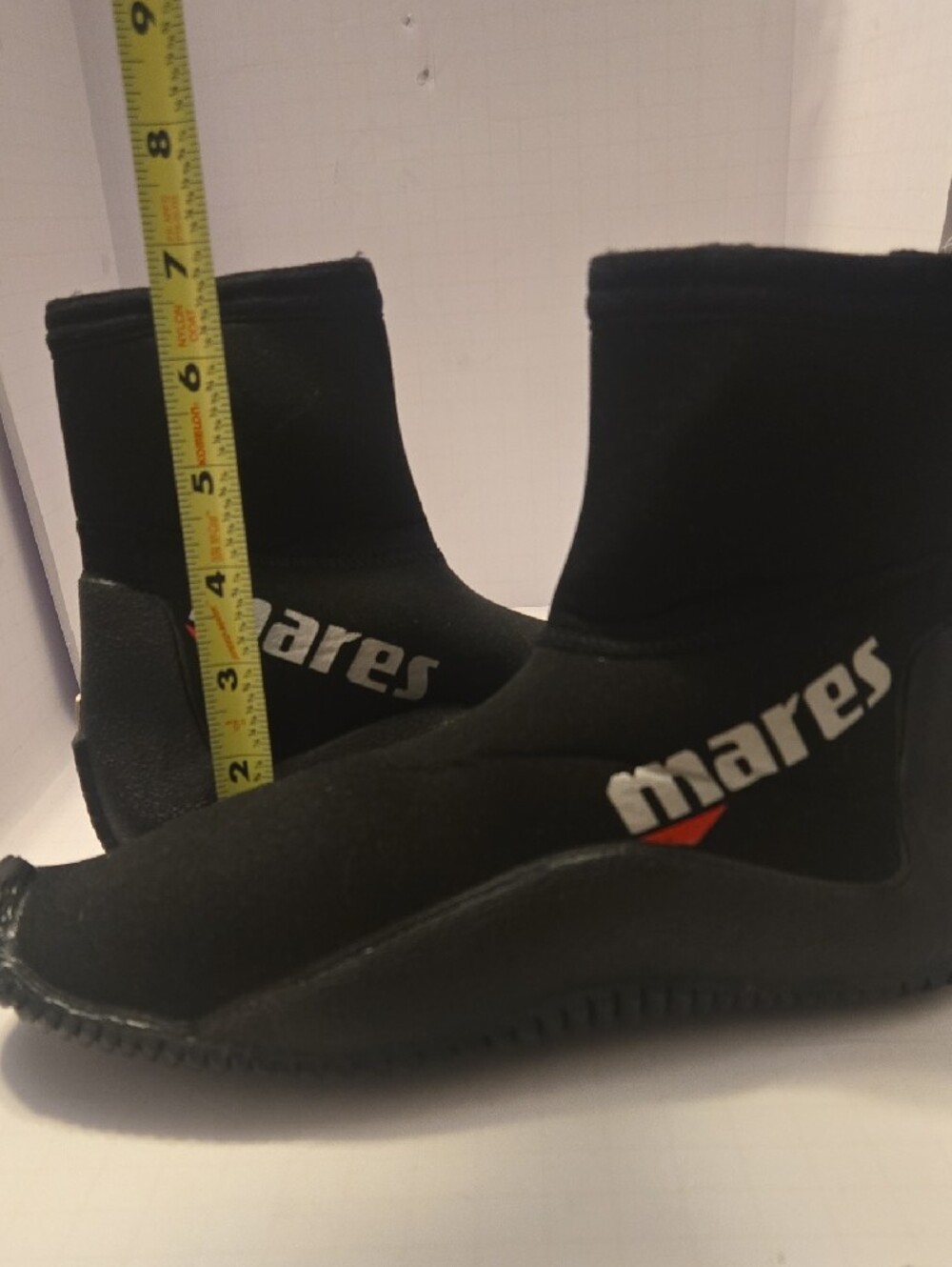 Mares Women's Black Neoprene Dive Boots Size 6 - Picture 13 of 13